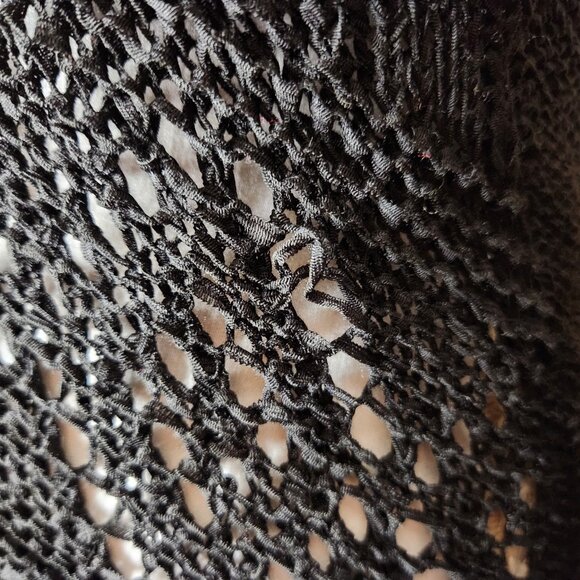 Vertigo Womens Medium Black Knit Cover Dress - Picture 2 of 5